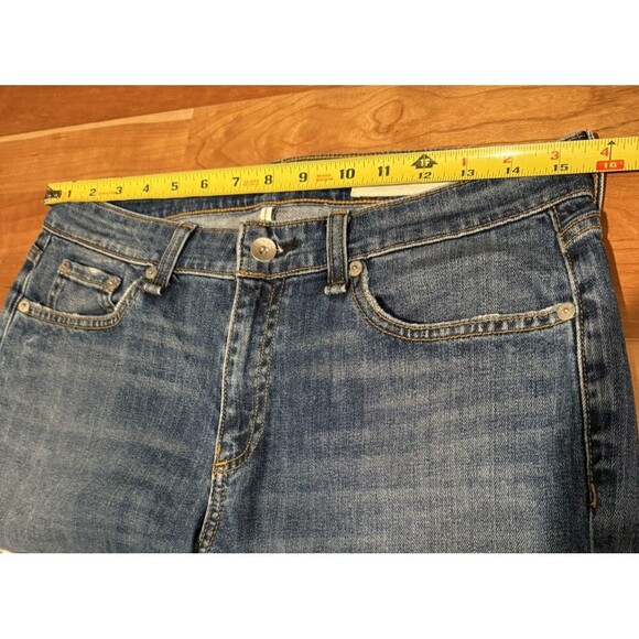 Rag & Bone Women's Blue Dre Slim Boyfriend Distressed Jeans Pants Size 27 - Picture 4 of 9